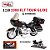 Miniatura Harley-Davidson FLT Tour Glide 1988 Preto Maisto 1:18 Edição Especial ( c/base) Series 45 - Imagem 6