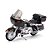Miniatura Harley-Davidson FLT Tour Glide 1988 Preto Maisto 1:18 Edição Especial ( c/base) Series 45 - Imagem 4