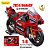 Miniatura Gigante Ducati Lenovo Team MotoGP 2024 - Piloto Francesco Bagnaia #1 Maisto 1:6 - (34 cm) - Imagem 1