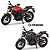 Miniatura Honda CB 400F/500F Preto 2024 Escala 1:12 (17 cm) Acende Farol - Imagem 6