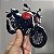 Miniatura Honda CB 400F/500F Vermelho 2024 Escala 1:12 (17 cm) Acende Farol - Imagem 2
