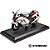 Miniatura Suzuki Hayabusa 2023 Cinza Escala 1:18 C/Base - Imagem 3