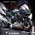 Miniatura Elétrica Gigante Kawasaki Ninja H2R Escala 1:9 (23 cm) - Som, Farol e Lanterna Acendem, Aceleração - Imagem 3
