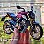 Miniatura Honda CB 650R Vermelho Escala 1:12 - Acende Farol - 17 cm - Imagem 2
