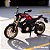 Miniatura Honda CB 650R Vermelho Escala 1:12 - Acende Farol - 17 cm - Imagem 1