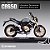 Miniatura Honda CB 650R Cinza Escala 1:12 - Acende Farol - 17 cm - Imagem 2