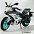 Miniatura Yamaha YZF-R3 2024 Branca Metálica R-White - Acende Farol - Escala 1:12 (17 cm) - Imagem 3