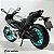 Miniatura Yamaha YZF-R3 2024 Branca Metálica R-White - Acende Farol - Escala 1:12 (17 cm) - Imagem 4