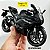 Miniatura Yamaha YZF-R3 2024 Preta Metálica Midnight Black - Acende Farol - Escala 1:12 (17 cm) - Imagem 1