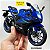 Miniatura Yamaha YZF-R3 2024 Racing Blue (azul metálico) - Acende Farol - Escala 1:12 (17 cm) - Imagem 1