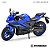 Miniatura Yamaha YZF-R3 2024 Racing Blue (azul metálico) - Acende Farol - Escala 1:12 (17 cm) - Imagem 6