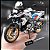Miniatura BMW R 1250 GS Rallye 2022 c/baús Escala 1:9- Efeitos de Luzes (25 cm) - Imagem 8