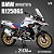 Miniatura BMW R 1250 GS Rallye 2022 c/baús Escala 1:9- Efeitos de Luzes (25 cm) - Imagem 9