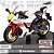 Miniatura Yamaha YZF-R1 Edição 60 anos Branco 2022 Escala 1:18 C/Base - Imagem 1