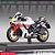Miniatura Yamaha YZF-R1 Edição 60 anos Branco 2022 Escala 1:18 C/Base - Imagem 1
