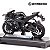 Miniatura Kawasaki Ninja ZX-10RR 2017 Welly 1:18 C/Base - Imagem 5