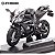 Miniatura Kawasaki Ninja ZX-10RR 2017 Welly 1:18 C/Base - Imagem 3