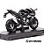 Miniatura Kawasaki Ninja ZX-10RR 2017 Welly 1:18 C/Base - Imagem 6