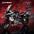 Miniatura BMW R 1250 GS PREMIUM TRIPLE BLACK 2022 - Escala 1:6 - 37 cm - Acende Farol, Lanterna, Spray, Aceleração - Imagem 2