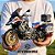Miniatura Premium BMW R 1250 GS Adventure - Escala 1:7 - 34 cm - Acende Farol, Lanterna, Spray, Aceleração - Imagem 1