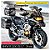 Miniatura BMW R 1250 GS PREMIUM TRIPLE BLACK - Escala 1:7 - 34 cm - Acende Farol, Lanterna, Spray, Aceleração - Imagem 4