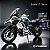 Miniatura BMW R 1250 GS PREMIUM TRIPLE BLACK - Escala 1:7 - 34 cm - Acende Farol, Lanterna, Spray, Aceleração - Imagem 10