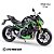 Miniatura Kawasaki Z900 SE 2024 Welly 1:12 (17 cm) - Imagem 3