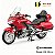 Miniatura Honda Gold Wing GL 1800 Vermelho Huayi 1:12 (20 cm) - Acende Farol - Imagem 7