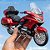 Miniatura Honda Gold Wing GL 1800 Vermelho Huayi 1:12 (20 cm) - Acende Farol - Imagem 2