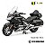 Miniatura Honda Gold Wing GL 1800 Preta Huayi 1:12 (20 cm) - Acende Farol - Imagem 7