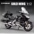 Miniatura Honda Gold Wing GL 1800 Preta Huayi 1:12 (20 cm) - Acende Farol - Imagem 6