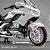Miniatura Honda Gold Wing GL 1800 Branca Huayi 1:12 (20 cm) - Acende Farol - Imagem 4