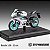 Miniatura Yamaha YZF-R3 2024 Branca Metálica R-White - Escala 1:18 - Imagem 1
