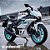 Miniatura Yamaha YZF-R3 2024 Branca Metálica R-White - Escala 1:18 - Imagem 2
