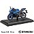 Miniatura Yamaha YZF-R3 2024 Racing Blue (azul metálico) - Escala 1:18 - Imagem 2