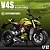 Miniatura Ducati Streetfighter V4 Lamborghini 2023 Jiaye Model 1:12 – 17 cm | Luz e Som - Imagem 5