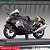 Miniatura Suzuki Hayabusa 2023 Preta Escala 1:18 C/ Base - Imagem 1