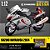 Miniatura Suzuki Hayabusa 2024 Cinza Metálico Edição 25 Anos CCA 1:12 - 18 cm - Imagem 1