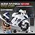 Miniatura Suzuki Hayabusa Branco 2023 Escala 1:6 (36 cm) - Spray, Aceleração, Controle Remoto - Imagem 1