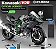 Miniatura Kawasaki Ninja H2R Escala 1:6 (34 cm) - Spray, Aceleração, Controle Remoto - Imagem 1