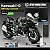 Miniatura Kawasaki Ninja H2 Escala 1:6 (34 cm) - Spray, Aceleração, Controle Remoto - Imagem 1