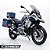 Miniatura BMW R 1250 GS Adventure Trophy 2023 - Com 3 Malas - Aceleração - Efeitos de Luzes, Som, Fumaça e Chamas - Escala 1:7 (34 cm) - Imagem 4