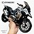 Miniatura BMW R 1250 GS Adventure Trophy 2023 - Com 3 Malas - Aceleração - Efeitos de Luzes, Som, Fumaça e Chamas - Escala 1:7 (34 cm) - Imagem 3
