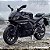Miniatura Yamaha YZF-R3 2024 Preta Metálica Midnight Black - Escala 1:18 - Imagem 1