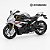 Miniatura BMW S 1000 RR Cinza 2021 RMZ City 1:18 - Imagem 5