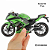 Miniatura Kawasaki Ninja 300 2014 Verde Automaxx 1:12 - Imagem 1