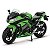 Miniatura Kawasaki Ninja 300 2014 Verde Automaxx 1:12 - Imagem 3