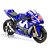 Miniatura Yamaha Motogp 2018 Piloto Maverick Vinales Maisto 1:18 - Imagem 1
