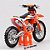Miniatura KTM 450 SX-F Factory Edition 2018 Bburago 1:18 - Imagem 7