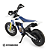 Miniatura Husqvarna FS 450 Supermoto Bburago 1:18 - Imagem 5